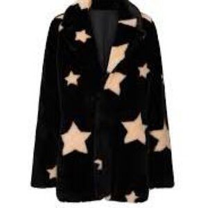 Show Me Your MuMu Colorado Faux Fur Stars Jacket